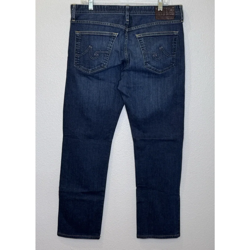 AG Adriano Goldschmied Jeans The Graduate Tailored Leg Mens Sz 33x34 Medium Wash